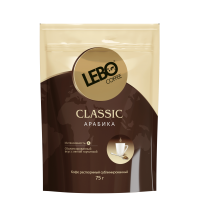 Кофе растворимый сублимированный Classic, пакет 100 г, Lebo