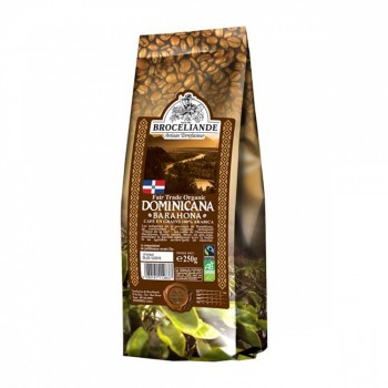 Кофе в зернах Dominicana Barahona, пакет 250 г, Broceliande