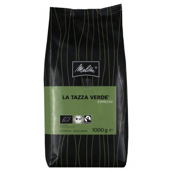 Кофе в зернах La Tazza Verde Espresso, пакет 1 кг, Melitta