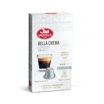 Кофе молотый в капсулах Nespresso Bella Crema, 10 шт по 5 г, Bar Italia