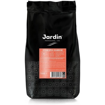Кофе в зернах Ethiopia Harrar, пакет 1 кг, Jardin