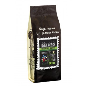 Кофе в зернах Французская обжарка, пакет 200 г, Madeo
