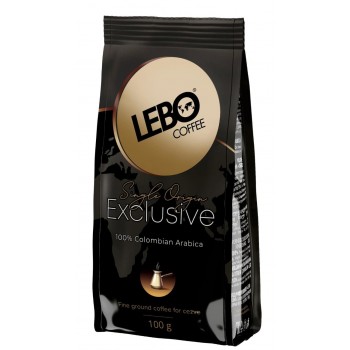 Кофе молотый для турки Exclusive, пакет 100 г, Lebo