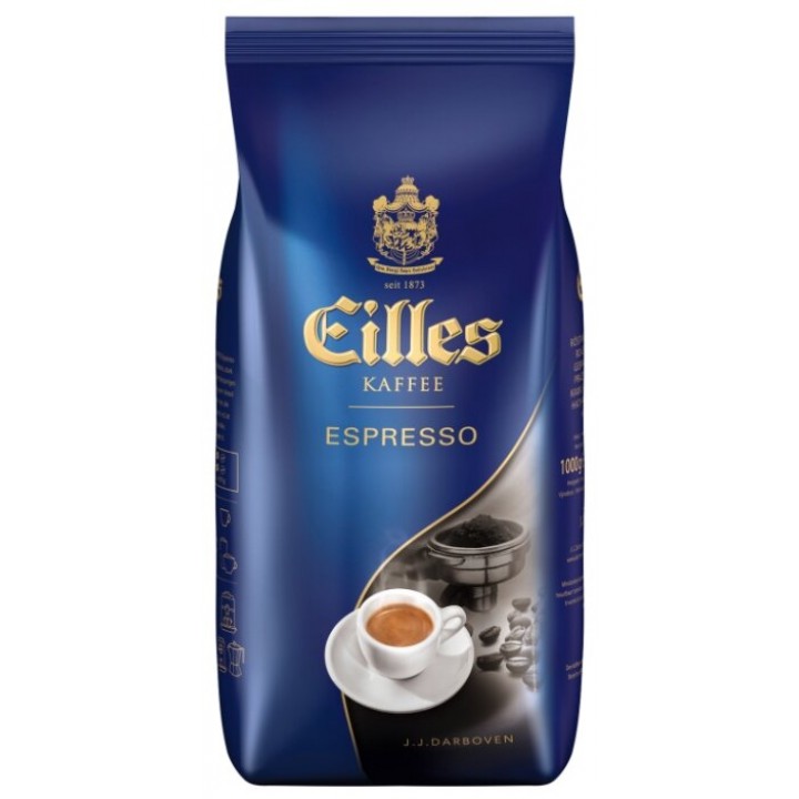 Кофе в зернах EILLES Espresso, пакет 1 кг, J.J. Darboven