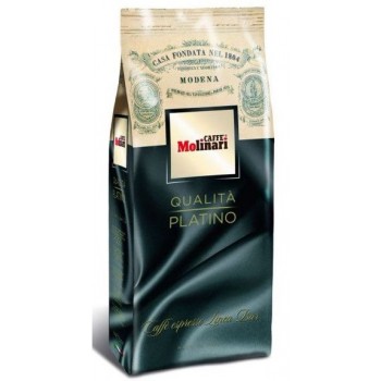 Кофе в зернах Qualita Platino, пакет 1 кг, Molinari