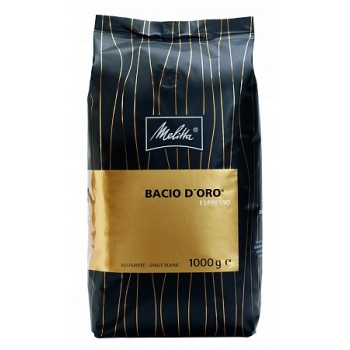 Кофе в зернах Espresso Bacio D'Oro, пакет 1 кг, Melitta