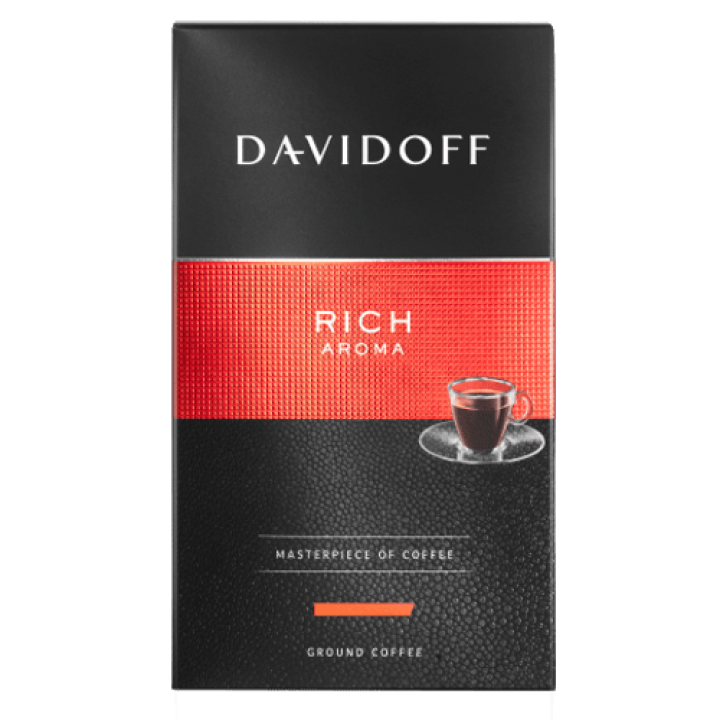 Кофе молотый Rich, пакет 250 г, Davidoff