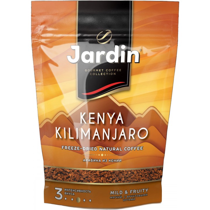 Кофе растворимый сублимированный Kenya Kilimanjaro, пакет 75 г, Jardin