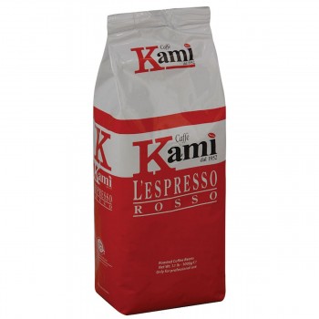 Кофе в зернах Rosso, пакет 500 г, Kami