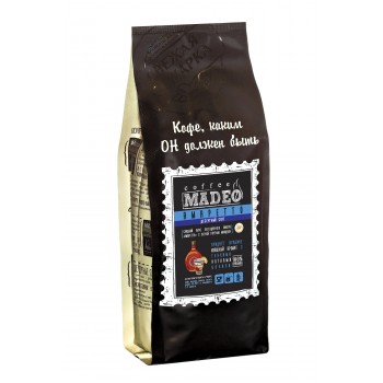 Кофе в зернах Амаретто, пакет 500 г, Madeo