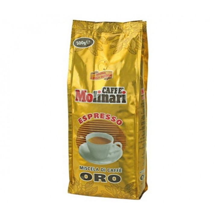 Кофе в зернах Qualita Oro, пакет 500 г, Molinari