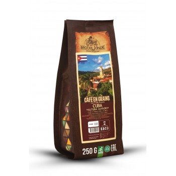 Кофе в зернах Cuba Altura Lavado, пакет 250 г, Broceliande