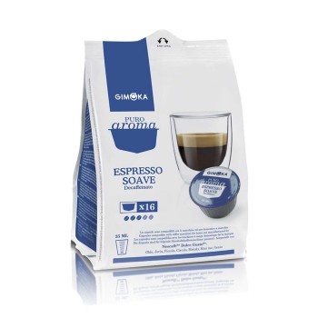 Кофе в капсулах DG Espresso Soave Decaf, 16 шт по 7 г, Gimoka