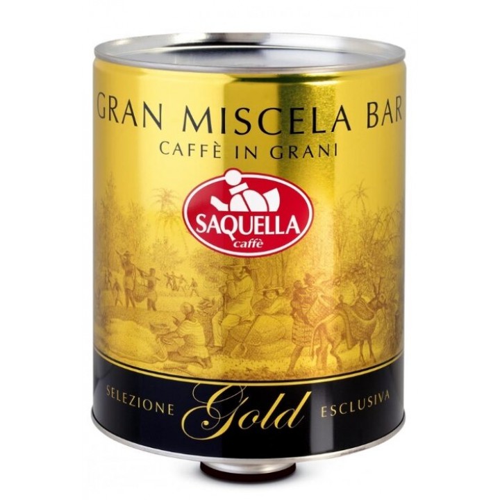 Кофе в зернах Selezione Gold, банка 3 кг, Saquella