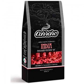 Кофе Carraro India (моносорт) Arabica 100% молотый, 250 г