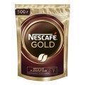 Кофе растворимый с добавлением молотого Gold, пакет 500 г, Nescafe