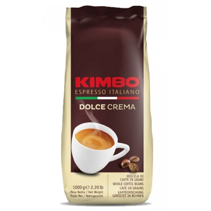 Кофе в зернах Dolce Crema, пакет 1 кг, Kimbo