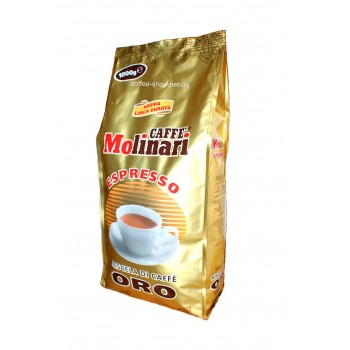 Кофе в зернах Espresso, пакет 1 кг, Molinari