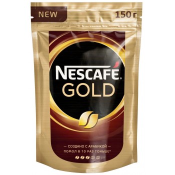 Кофе растворимый Gold, пакет 150 г, Nescafe