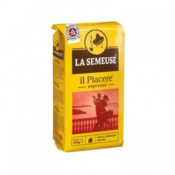 Кофе молотый IL PIACERE, пакет 250 г, La Semeuse