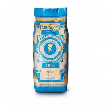 Кофе в зернах Decaf (без кофеина), пакет 250 г, Sirocco