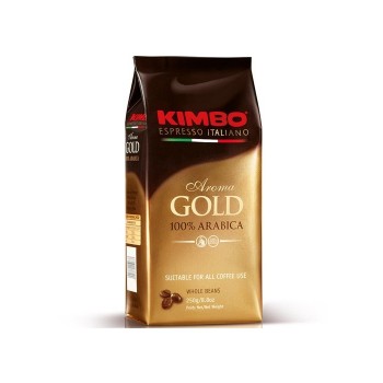 Кофе в зернах Aroma Gold 100% Arabica, пакет 250 г, Kimbo