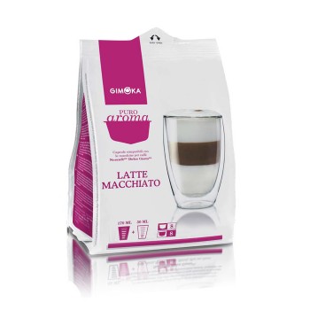 Кофе в капсулах DG Caffee Latte, 16 шт по 8 г, Gimoka