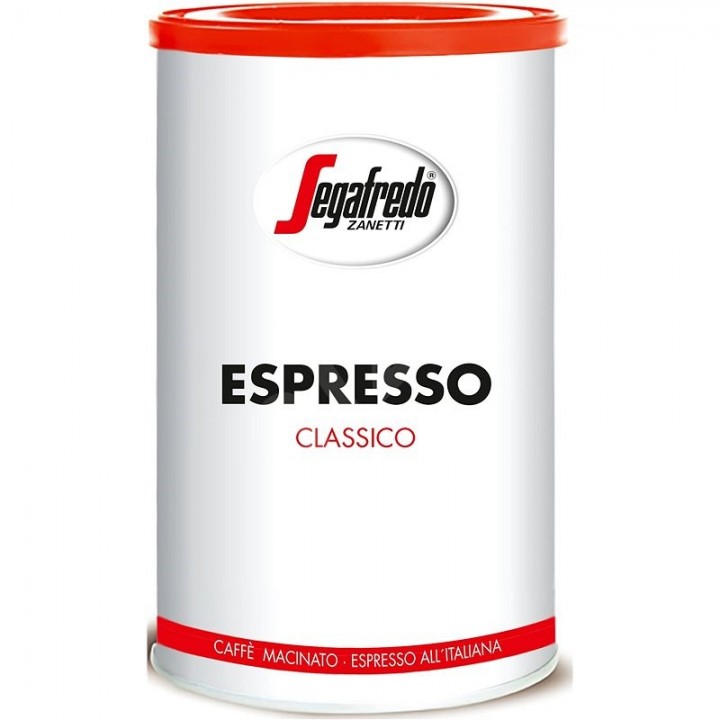 Кофе молотый Espresso Classico-can, 250 г, Segafredo