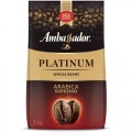 Кофе в зернах Platinum, пакет 1 кг, Ambassador