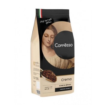 Кофе в зернах Crema Delicato, пакет 250 г, Coffesso