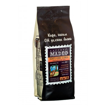 Кофе в зернах Конго Kivu Ilunga, пакет 500 г, Madeo