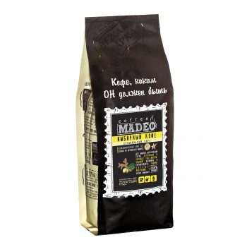 Кофе в зернах в обсыпке из натурального имбиря, пакет 200 г, Madeo