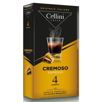 капсулы CELLINI CREMOSO, 10 капсул