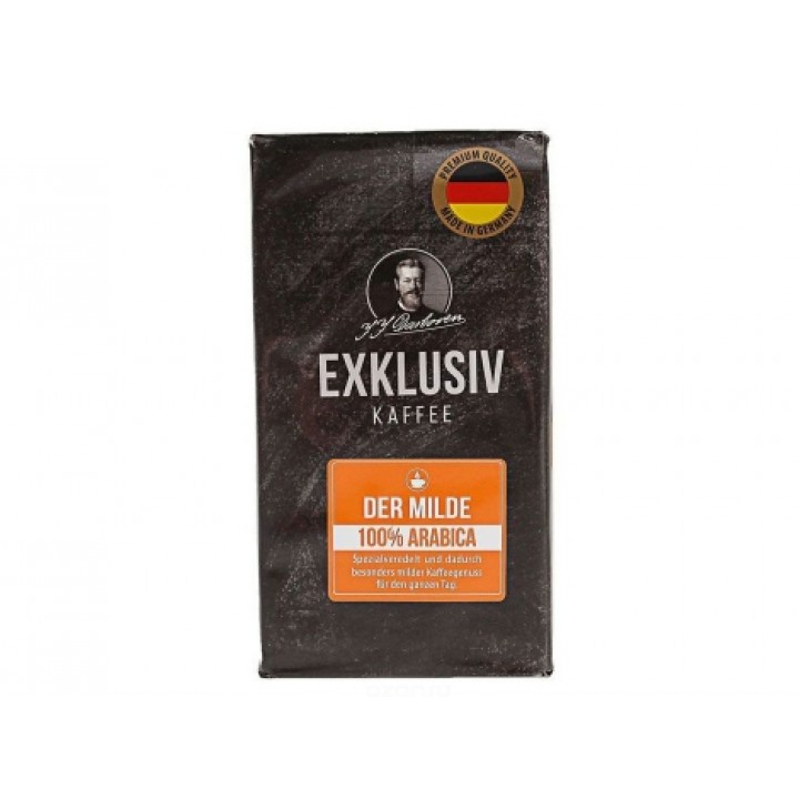 Кофе в зернах Exclusivkaffee Der Milde, пакет 250 г, J.J. Darboven