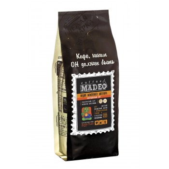 Кофе в зернах Индия Monsooned Malabar, пакет 200 г, Madeo