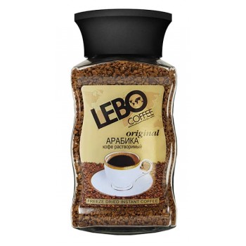 Кофе растворимый сублимированный Original, банка 100 г, Lebo