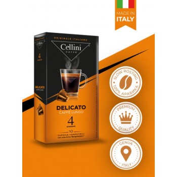 капсулы CELLINI DELICATO CAFFE' LUNGO, 10 капсул