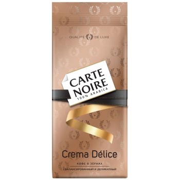 Кофе в зернах Crema Délice, пакет 800 г, Carte Noire