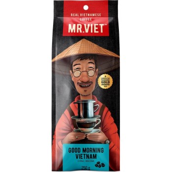 Кофе в зернах Good Morning Vietnam, пакет 250 г, Mr Viet