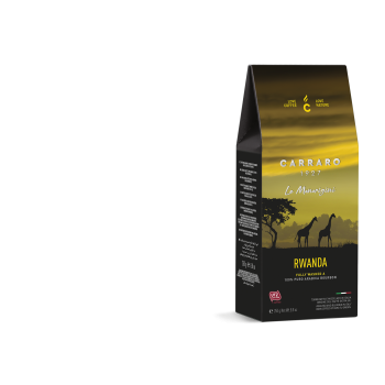 Кофе Carraro Rwanda (моносорт) Arabica 100% молотый, 250 г